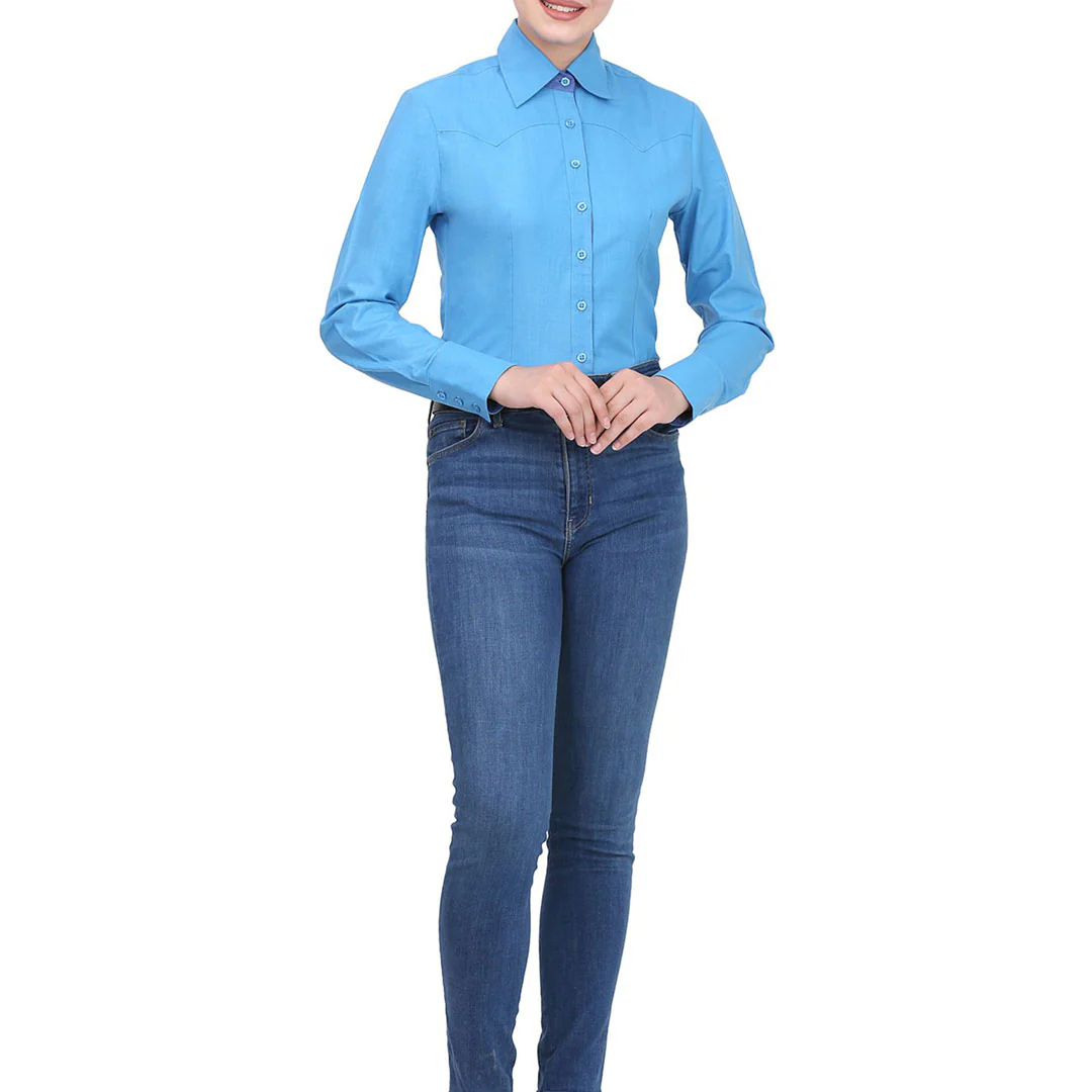 TuffRider Ladies Abilene Western Shirt - Image 18