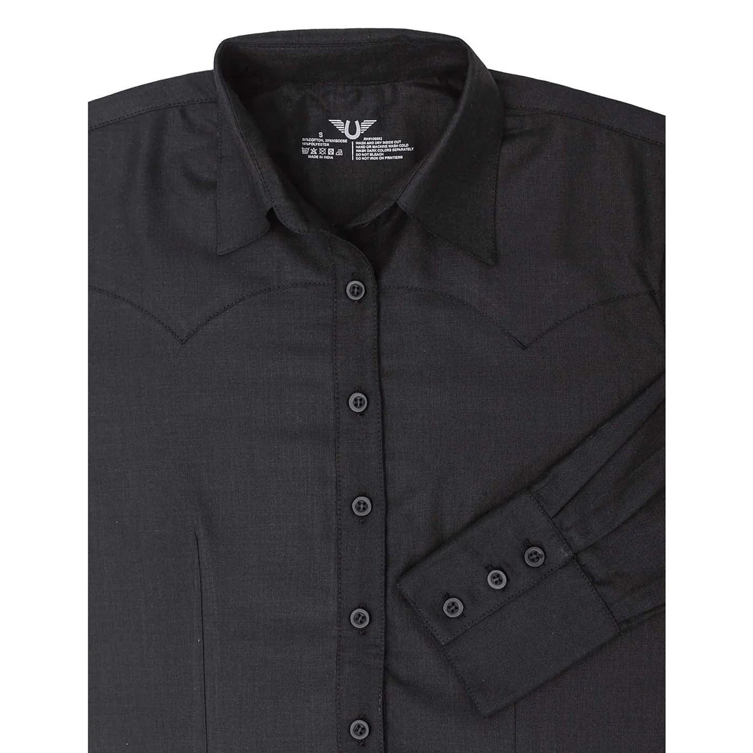TuffRider Ladies Abilene Western Shirt - Image 27