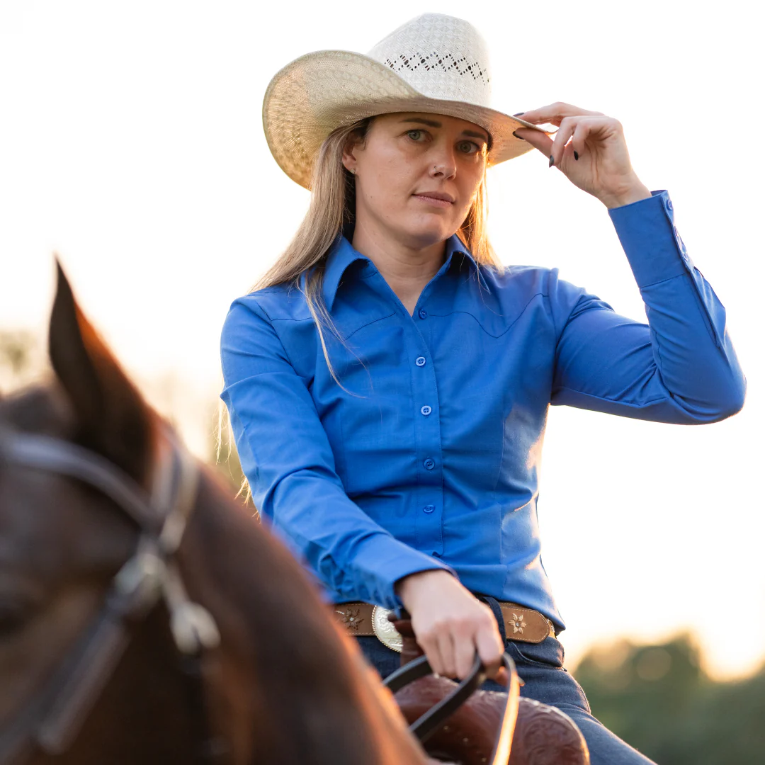 TuffRider Ladies Abilene Western Shirt - Image 3