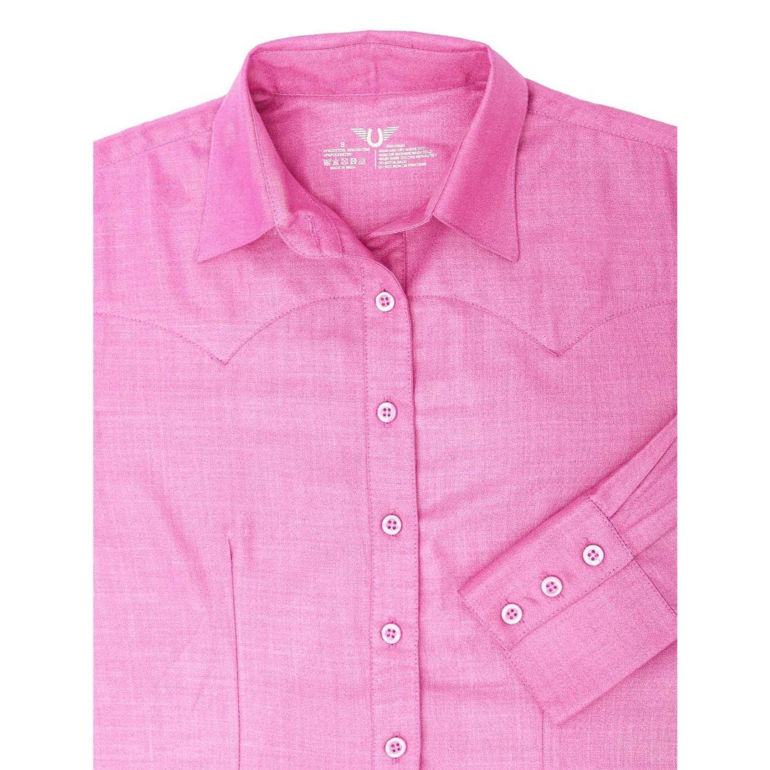 TuffRider Ladies Abilene Western Shirt - Image 30