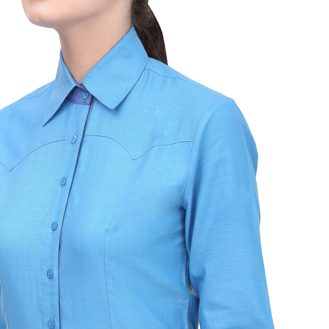 TuffRider Ladies Abilene Western Shirt - Image 33