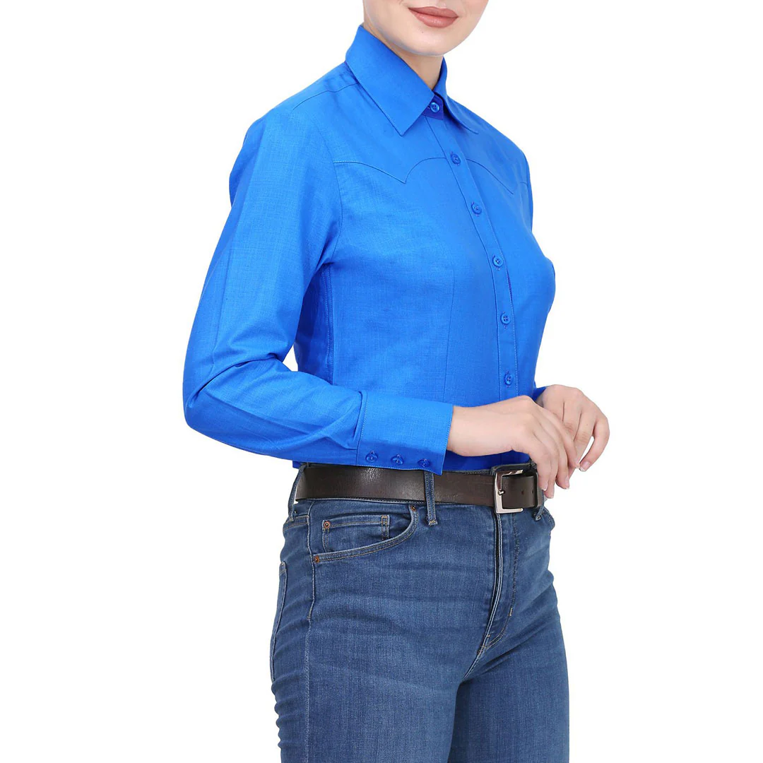 TuffRider Ladies Abilene Western Shirt - Image 35