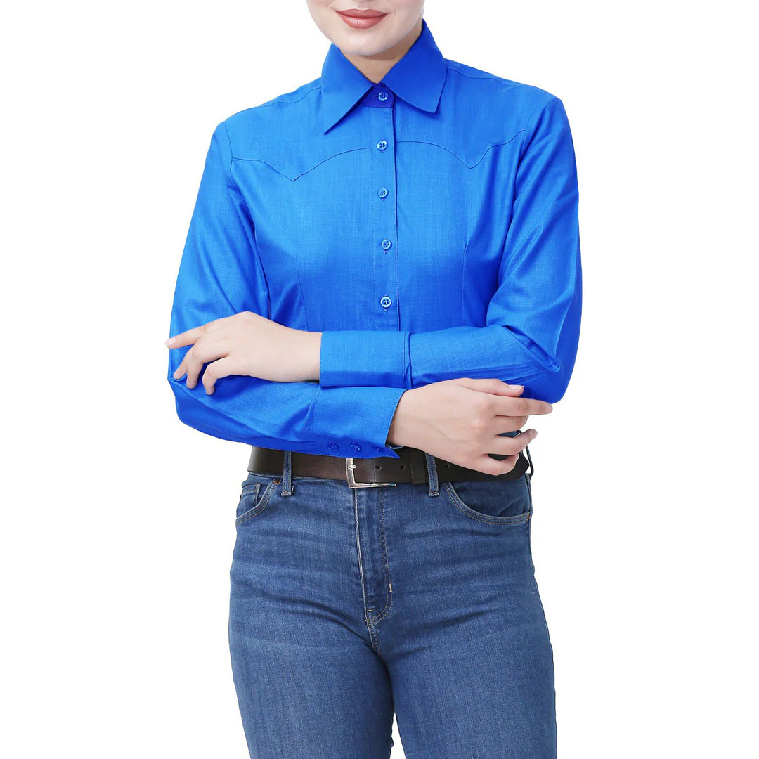 TuffRider Ladies Abilene Western Shirt - Image 36