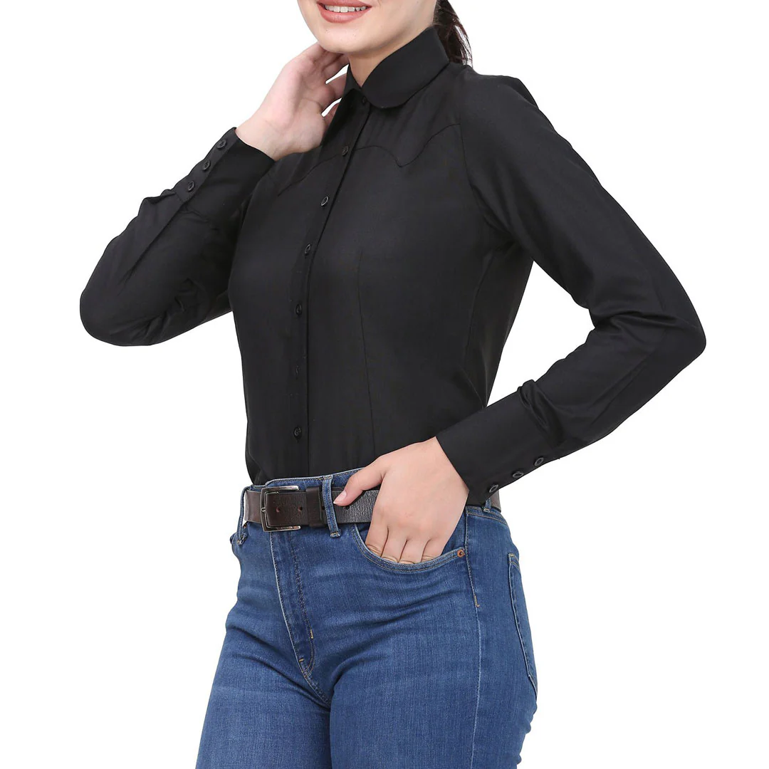 TuffRider Ladies Abilene Western Shirt - Image 7