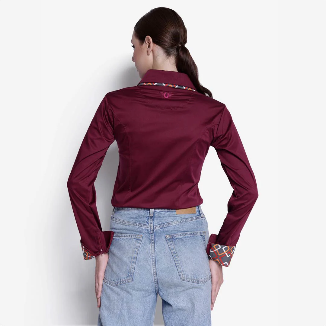 TuffRider Ladies ADEY Double Collar Shirt - Image 10