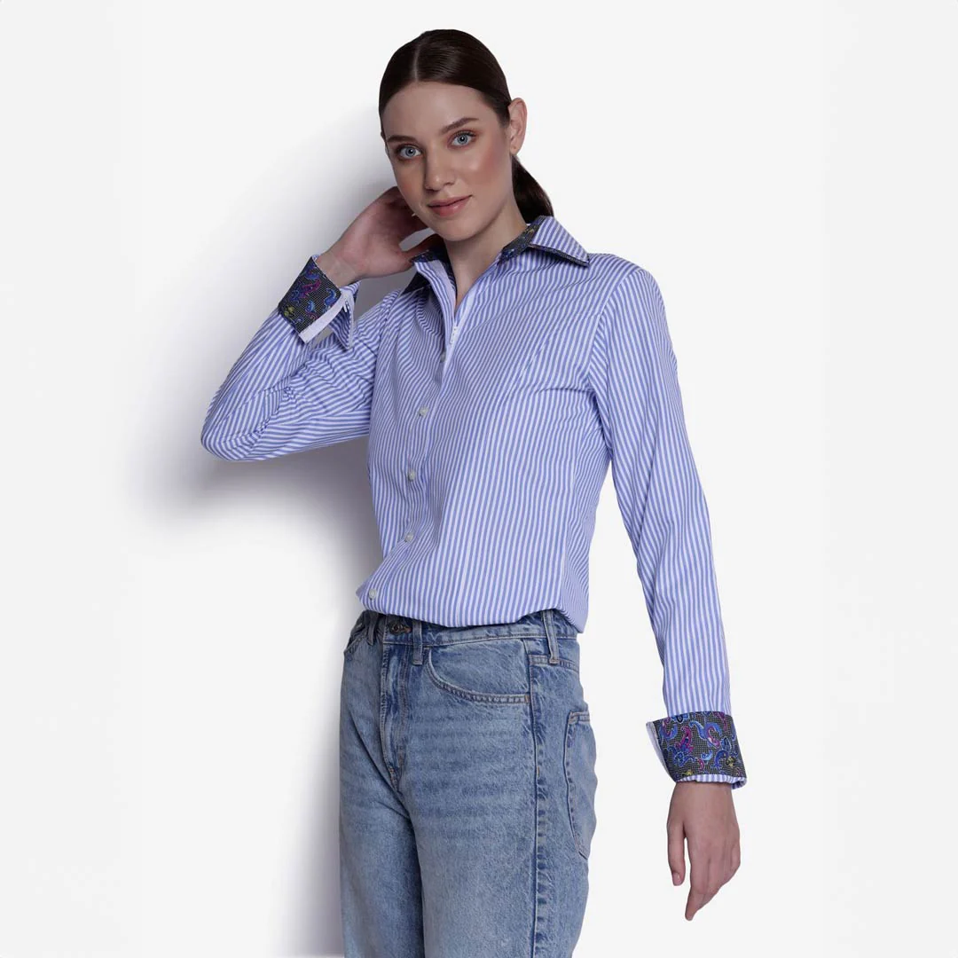 TuffRider Ladies ADEY Double Collar Shirt - Image 11
