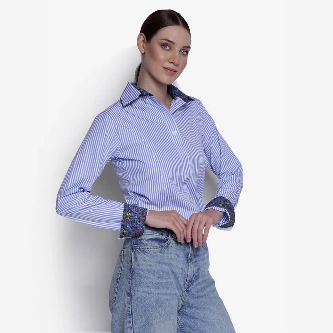 TuffRider Ladies ADEY Double Collar Shirt - Image 12