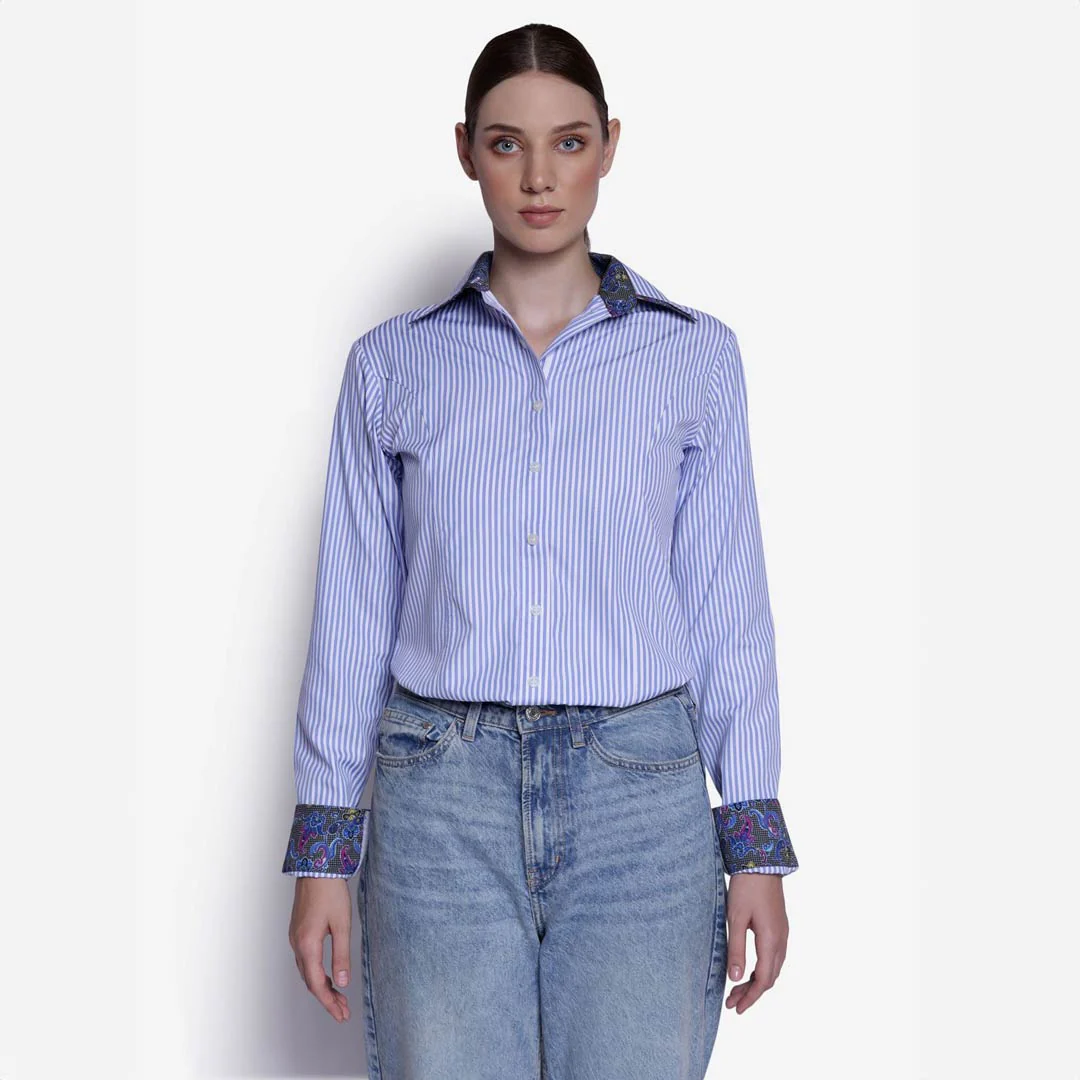 TuffRider Ladies ADEY Double Collar Shirt - Image 15