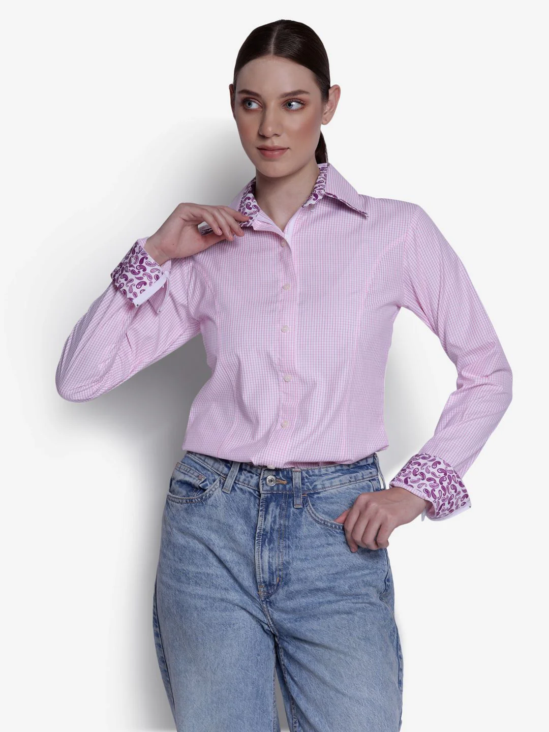 TuffRider Ladies ADEY Double Collar Shirt - Image 18