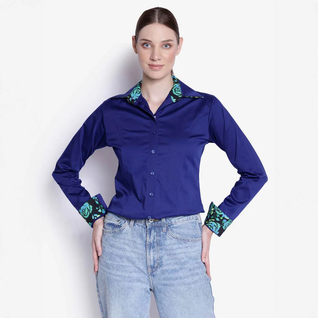 TuffRider Ladies ADEY Double Collar Shirt - Image 23