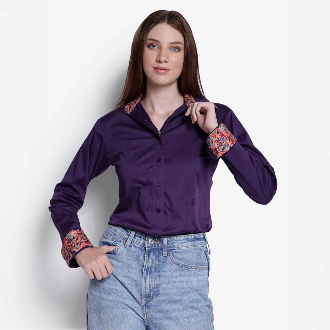 TuffRider Ladies ADEY Double Collar Shirt - Image 5