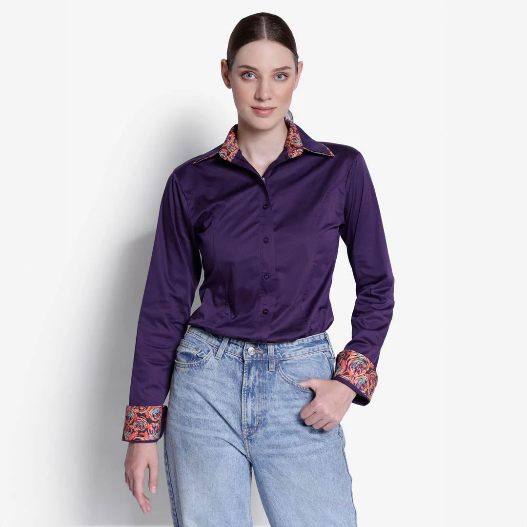 TuffRider Ladies ADEY Double Collar Shirt - Image 7