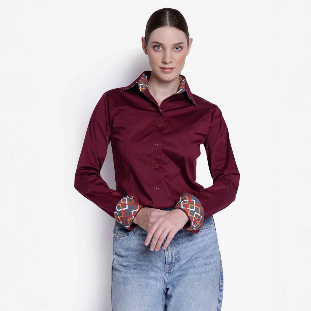 TuffRider Ladies ADEY Double Collar Shirt - Image 8