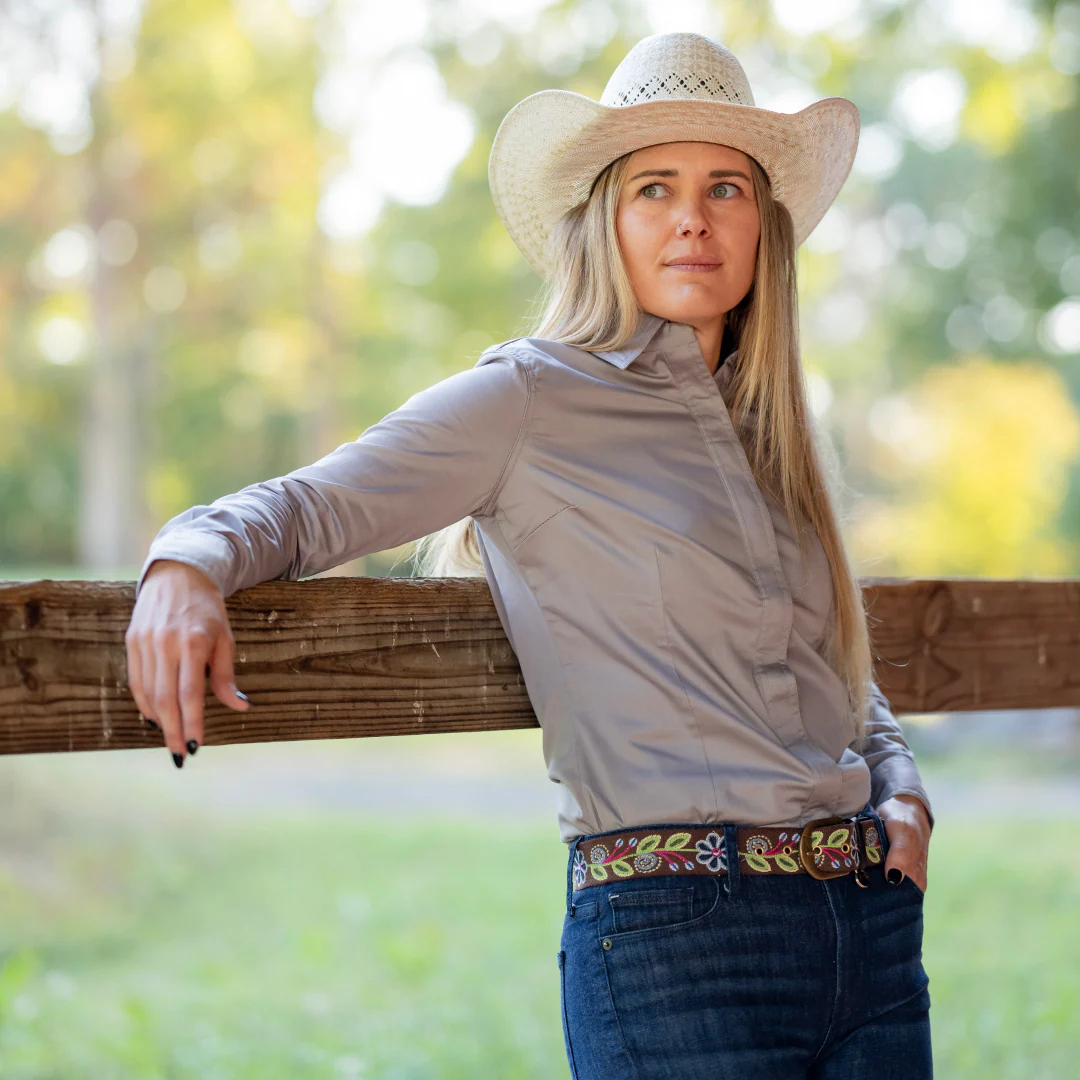TuffRider Ladies Americana Western Shirt - Image 3