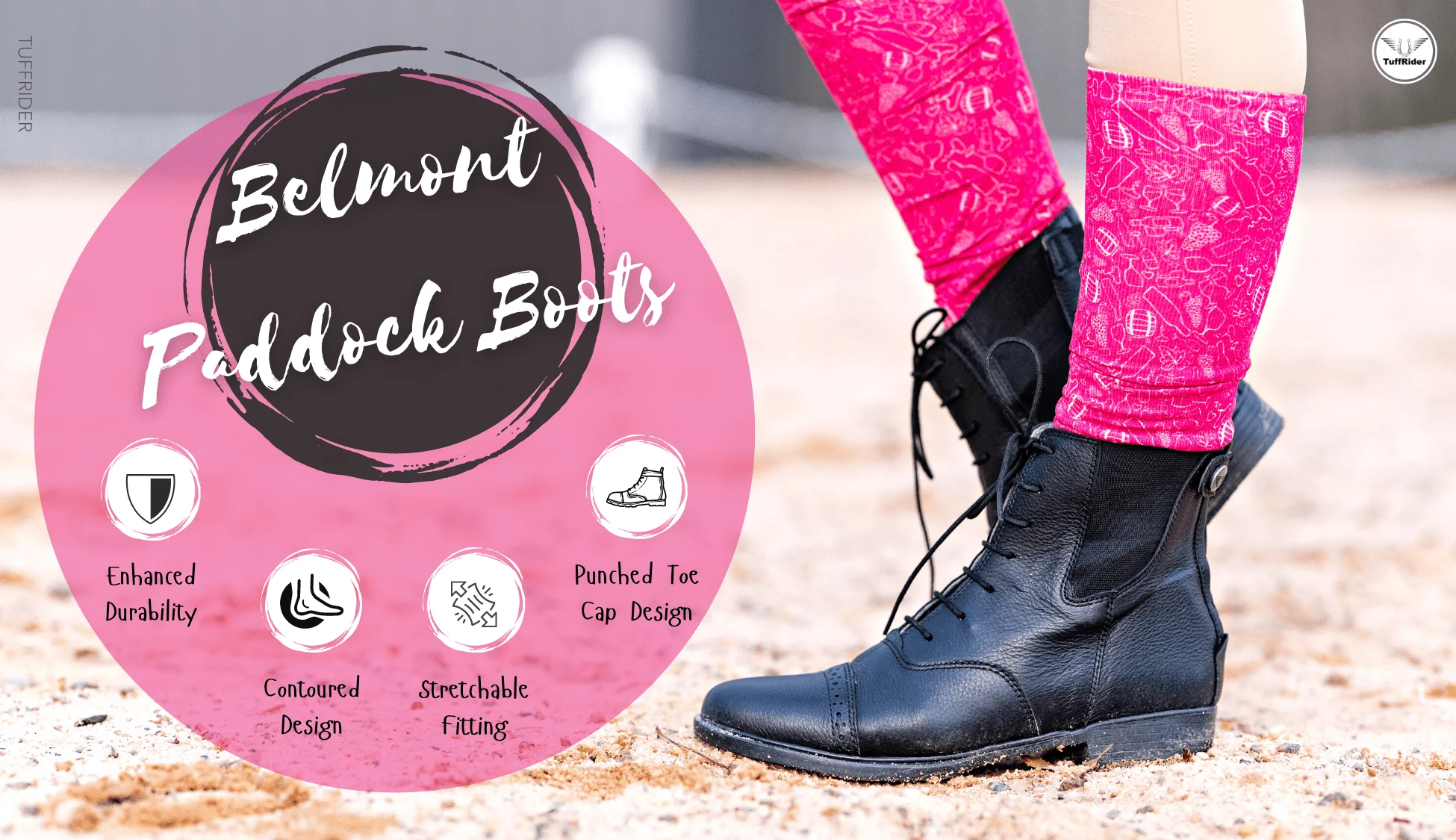 TuffRider Ladies Belmont Paddock Boot - Image 9