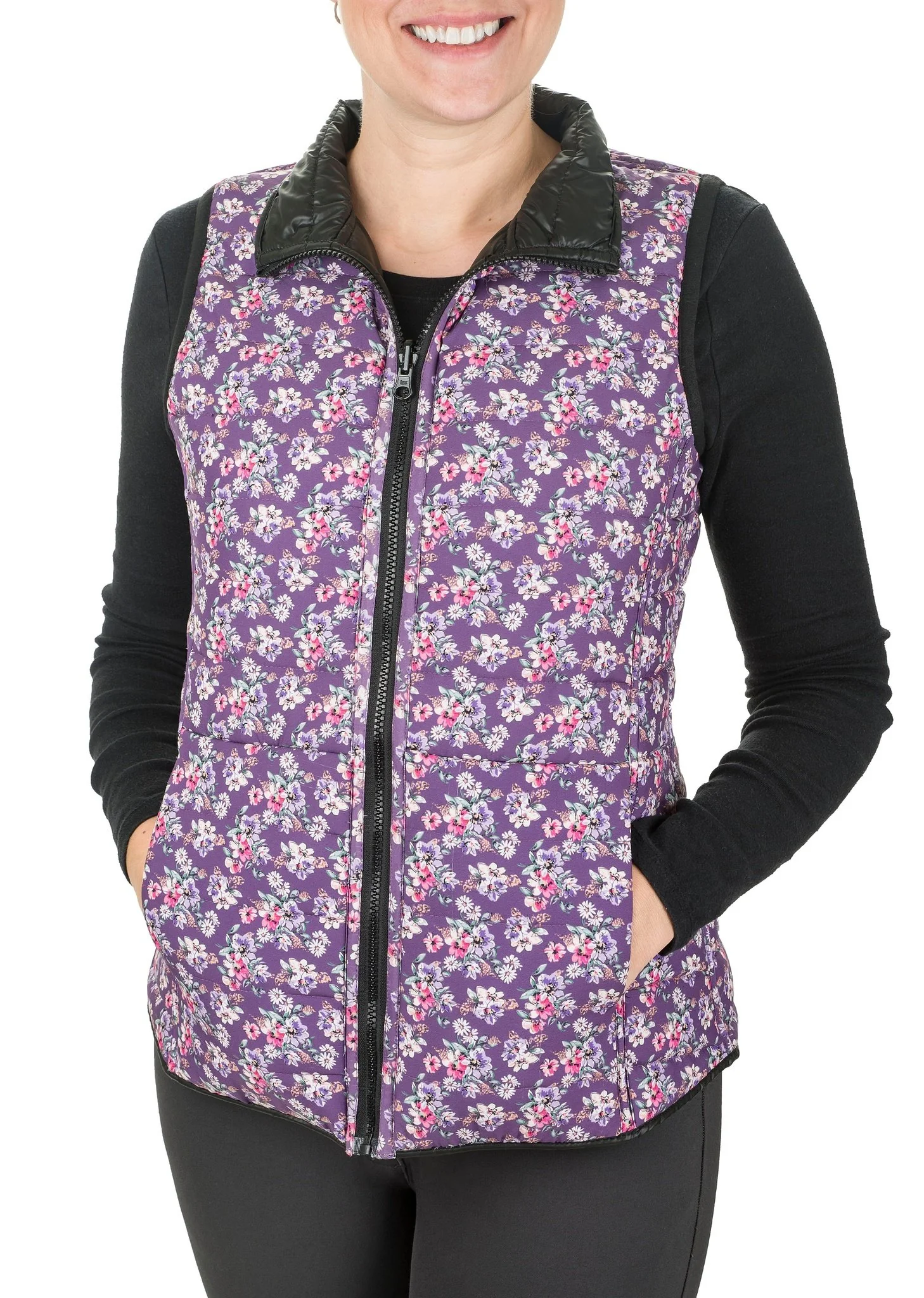 TuffRider Ladies Combination Reversible Vest - Image 4