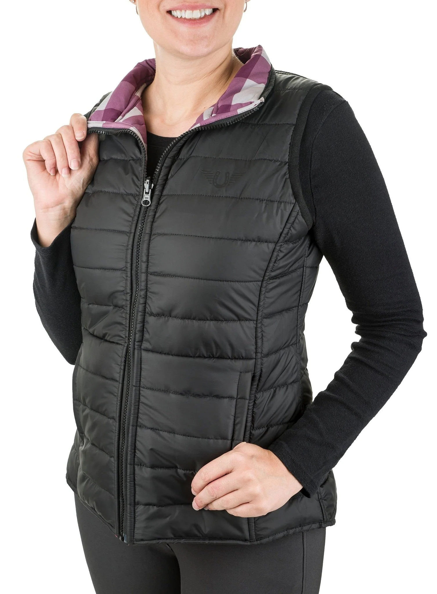 TuffRider Ladies Combination Reversible Vest - Image 7