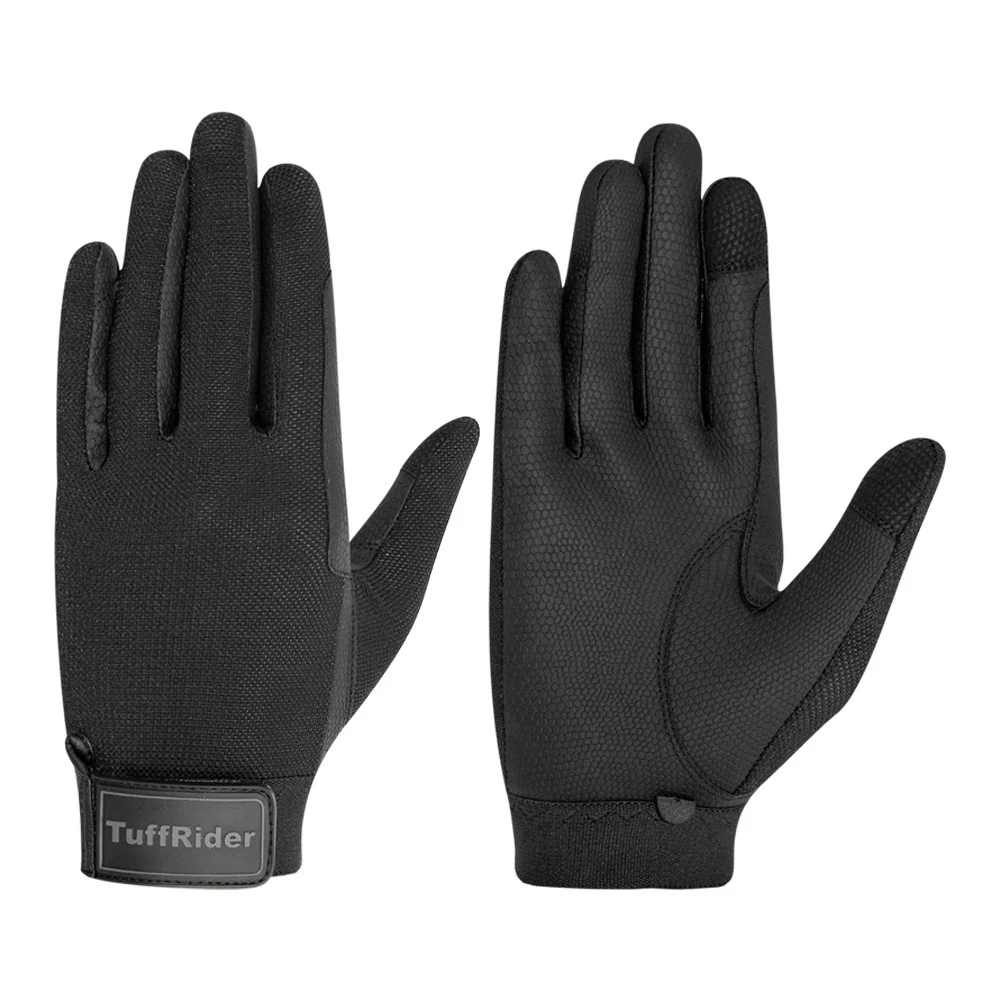 TuffRider Ladies Cool Flow Air Mesh Summer Riding Gloves - Image 3
