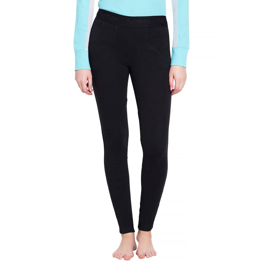 TuffRider Ladies Cotton Schoolers Riding Tights - Image 11