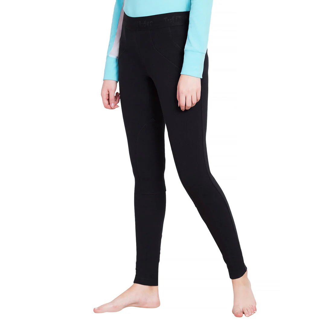TuffRider Ladies Cotton Schoolers Riding Tights - Image 5