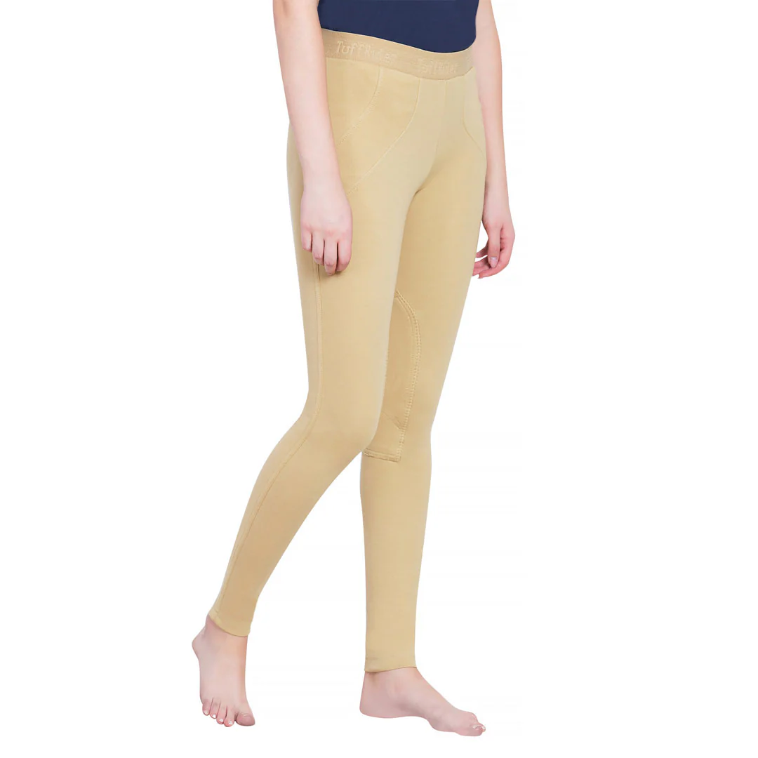 TuffRider Ladies Cotton Schoolers Riding Tights - Image 6