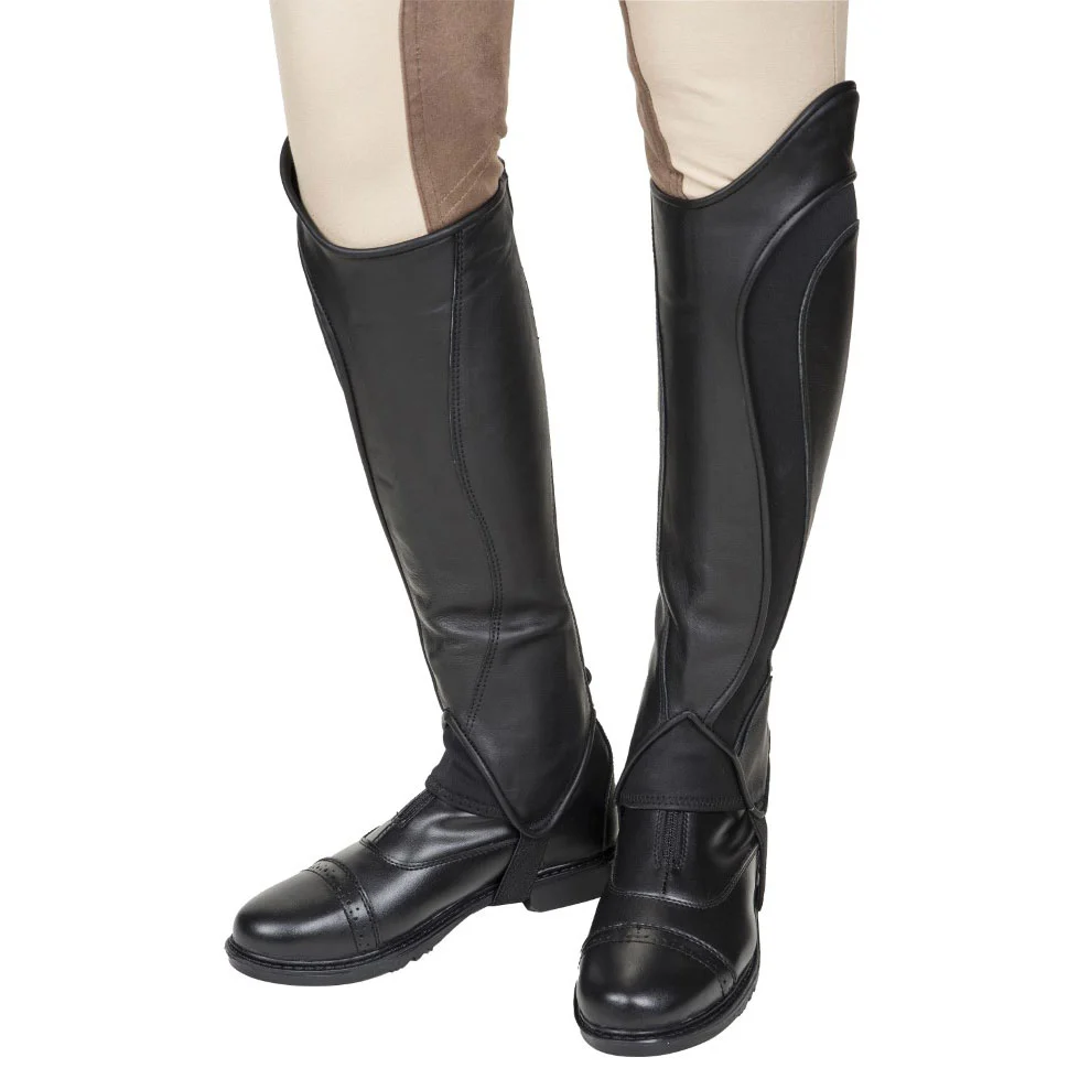 TuffRider Ladies Derby Leather Half Chaps - Image 4