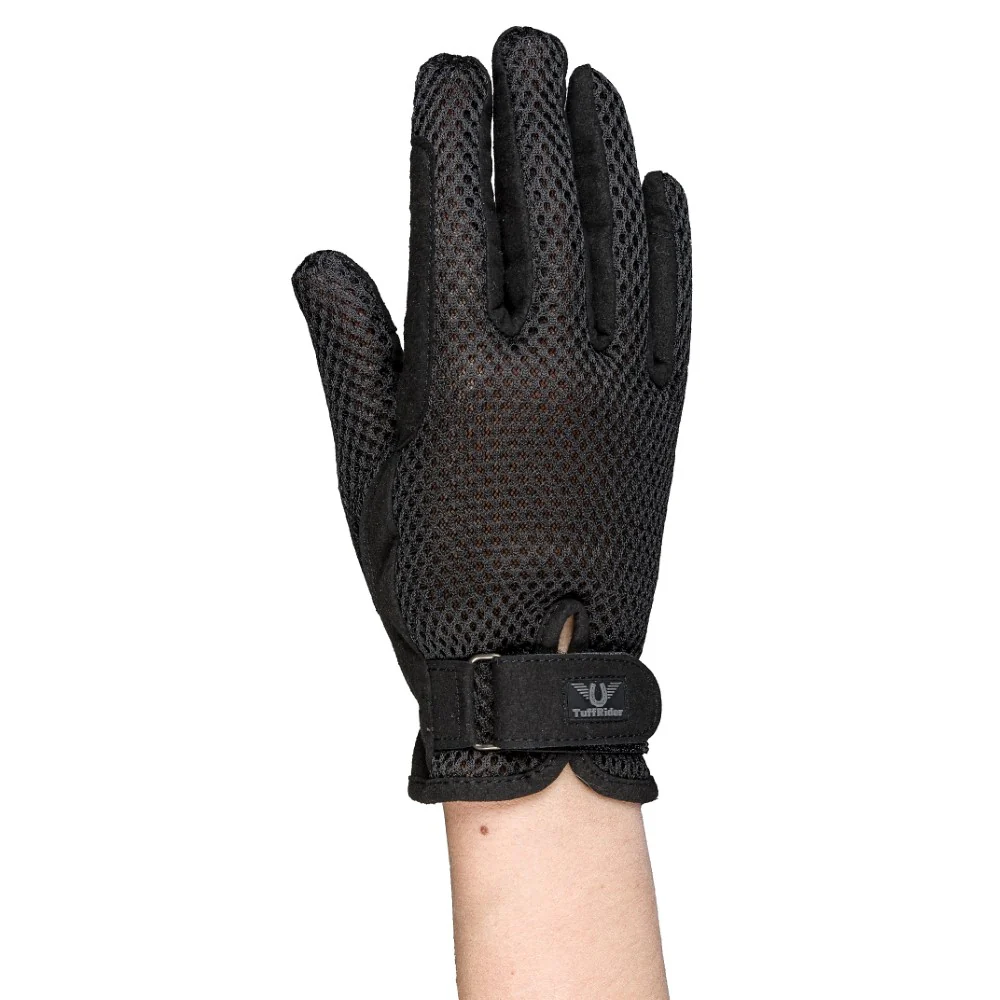 TuffRider Ladies Double Up Air Mesh Half Chap and Glove Set - Image 10