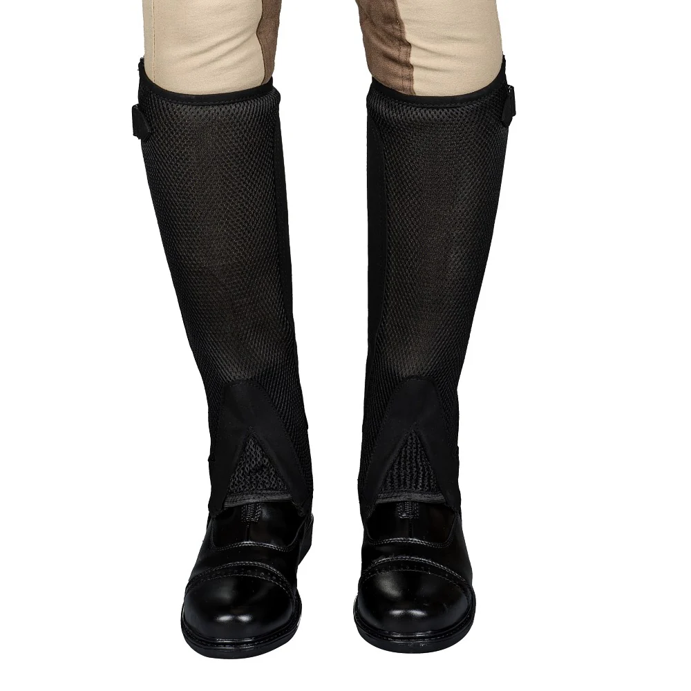 TuffRider Ladies Double Up Air Mesh Half Chap and Glove Set - Image 12
