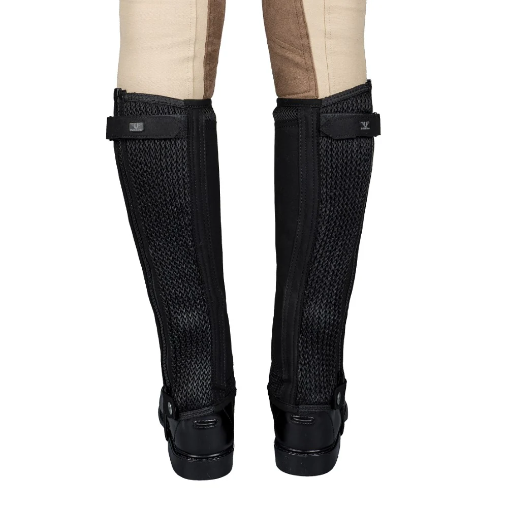 TuffRider Ladies Double Up Air Mesh Half Chap and Glove Set - Image 14