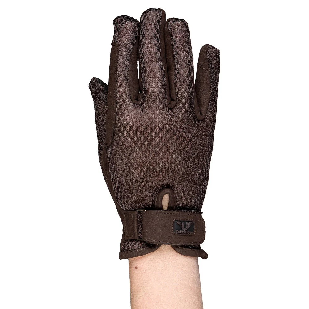 TuffRider Ladies Double Up Air Mesh Half Chap and Glove Set - Image 3