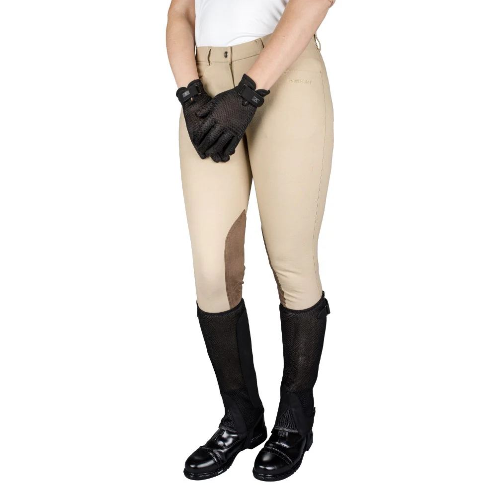 TuffRider Ladies Double Up Air Mesh Half Chap and Glove Set - Image 8