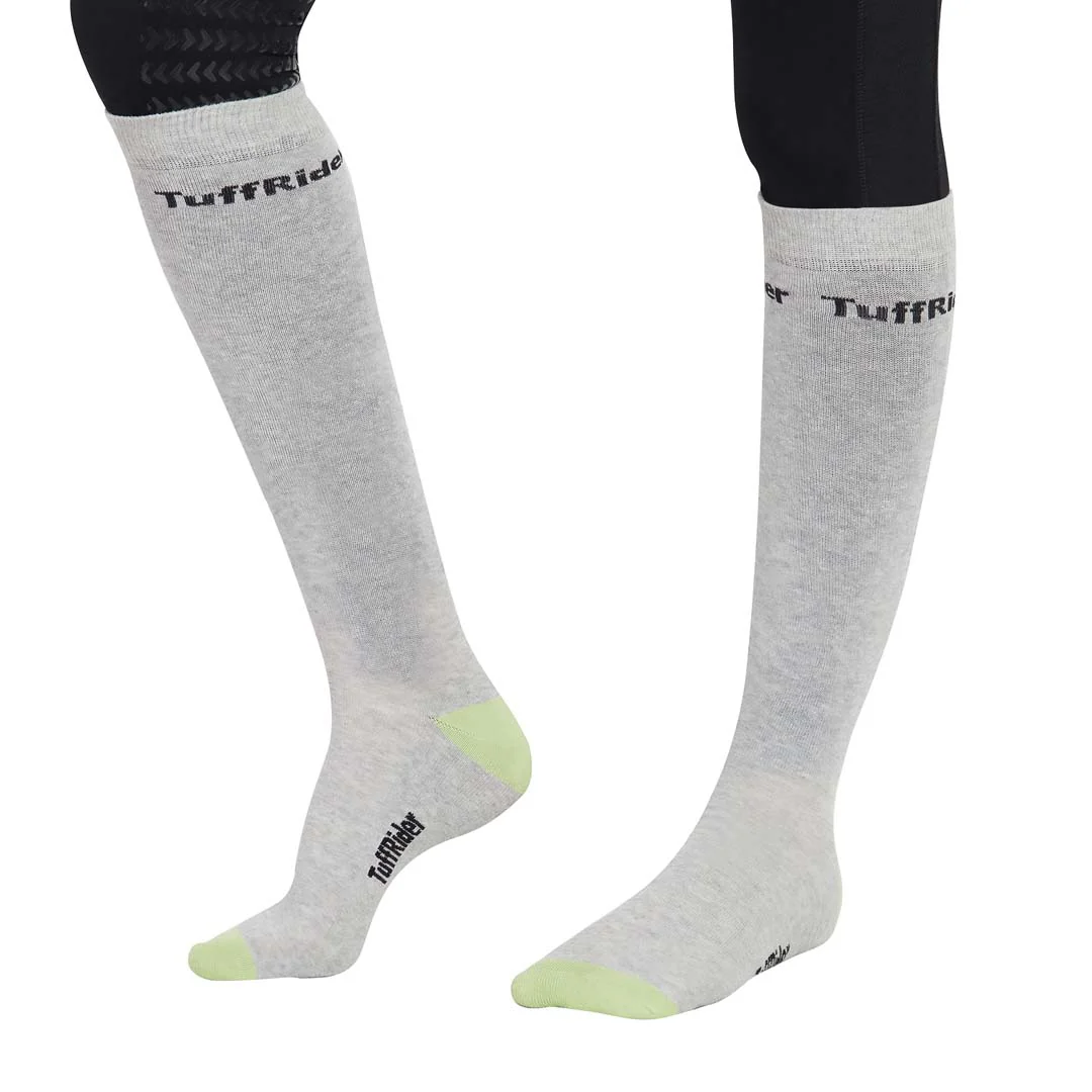 TuffRider Ladies Hera Knee Hi Socks - 3 Pack - Image 3