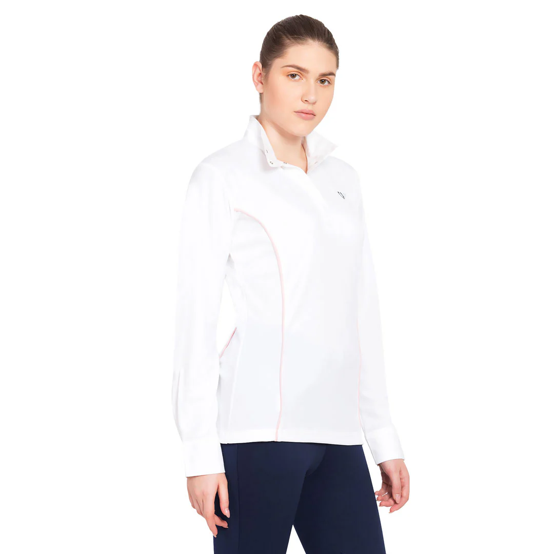 TuffRider Ladies Kirby Kwik Dry Long Sleeve Show Shirt - Image 11