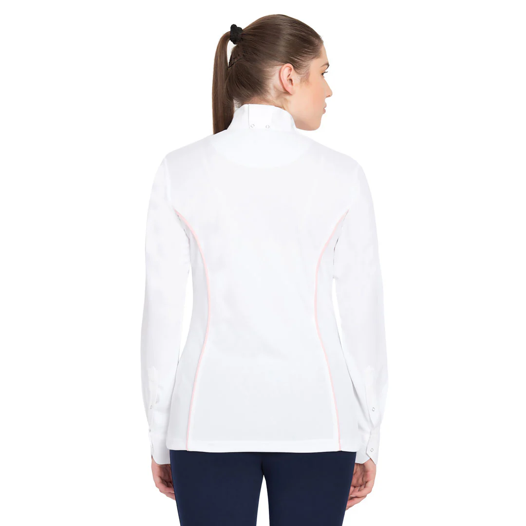 TuffRider Ladies Kirby Kwik Dry Long Sleeve Show Shirt - Image 12