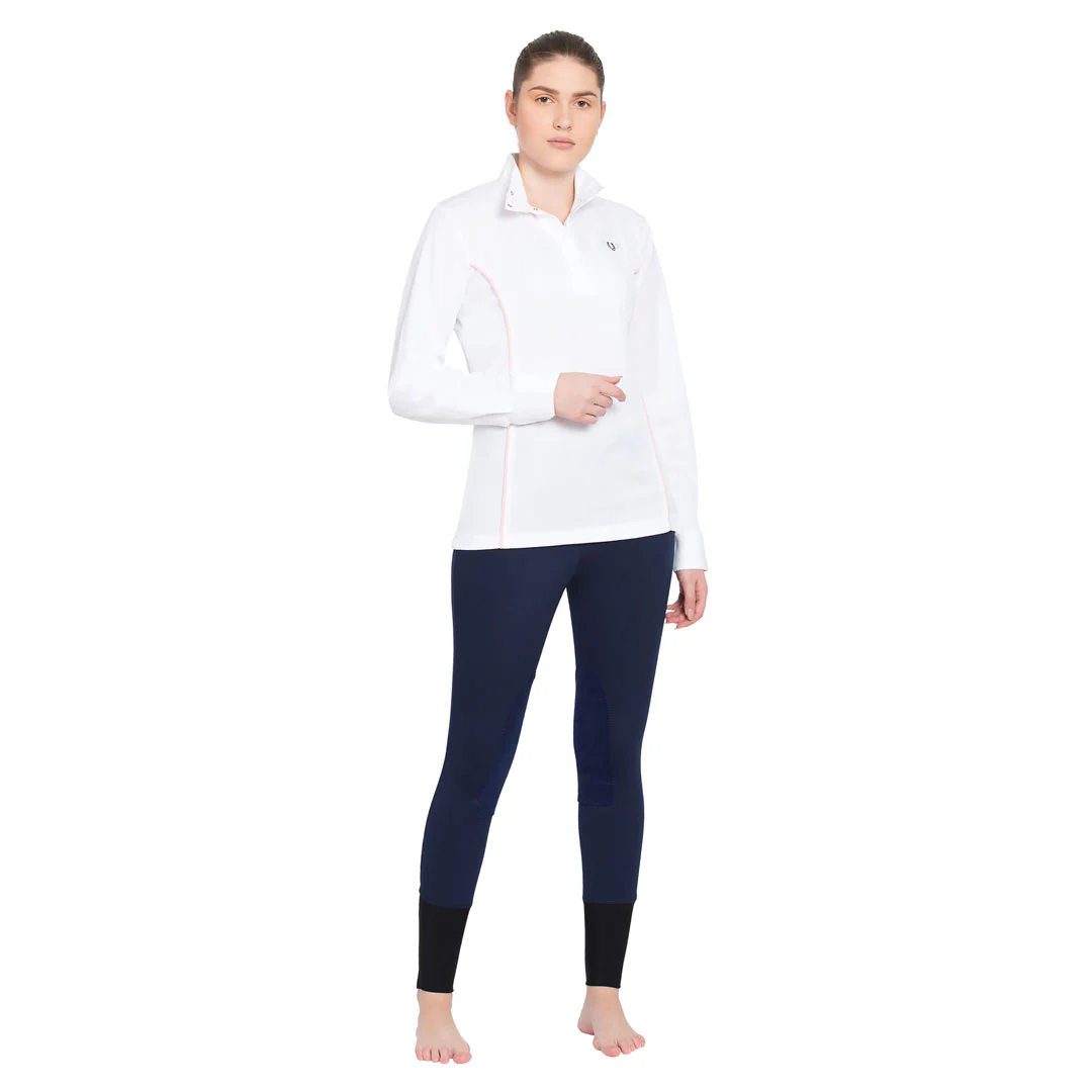 TuffRider Ladies Kirby Kwik Dry Long Sleeve Show Shirt - Image 15