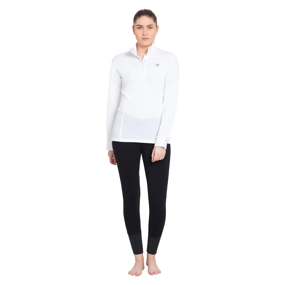 TuffRider Ladies Kirby Kwik Dry Long Sleeve Show Shirt - Image 3