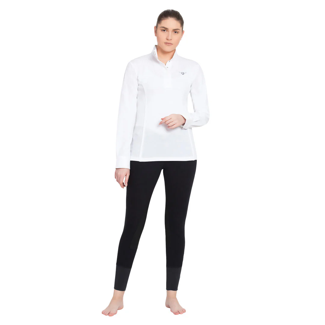TuffRider Ladies Kirby Kwik Dry Long Sleeve Show Shirt - Image 4