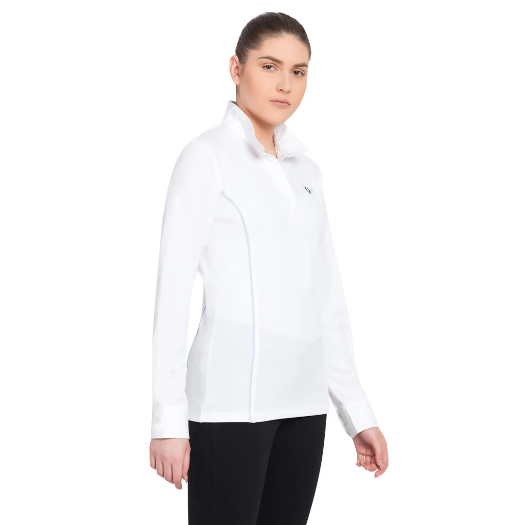 TuffRider Ladies Kirby Kwik Dry Long Sleeve Show Shirt - Image 5