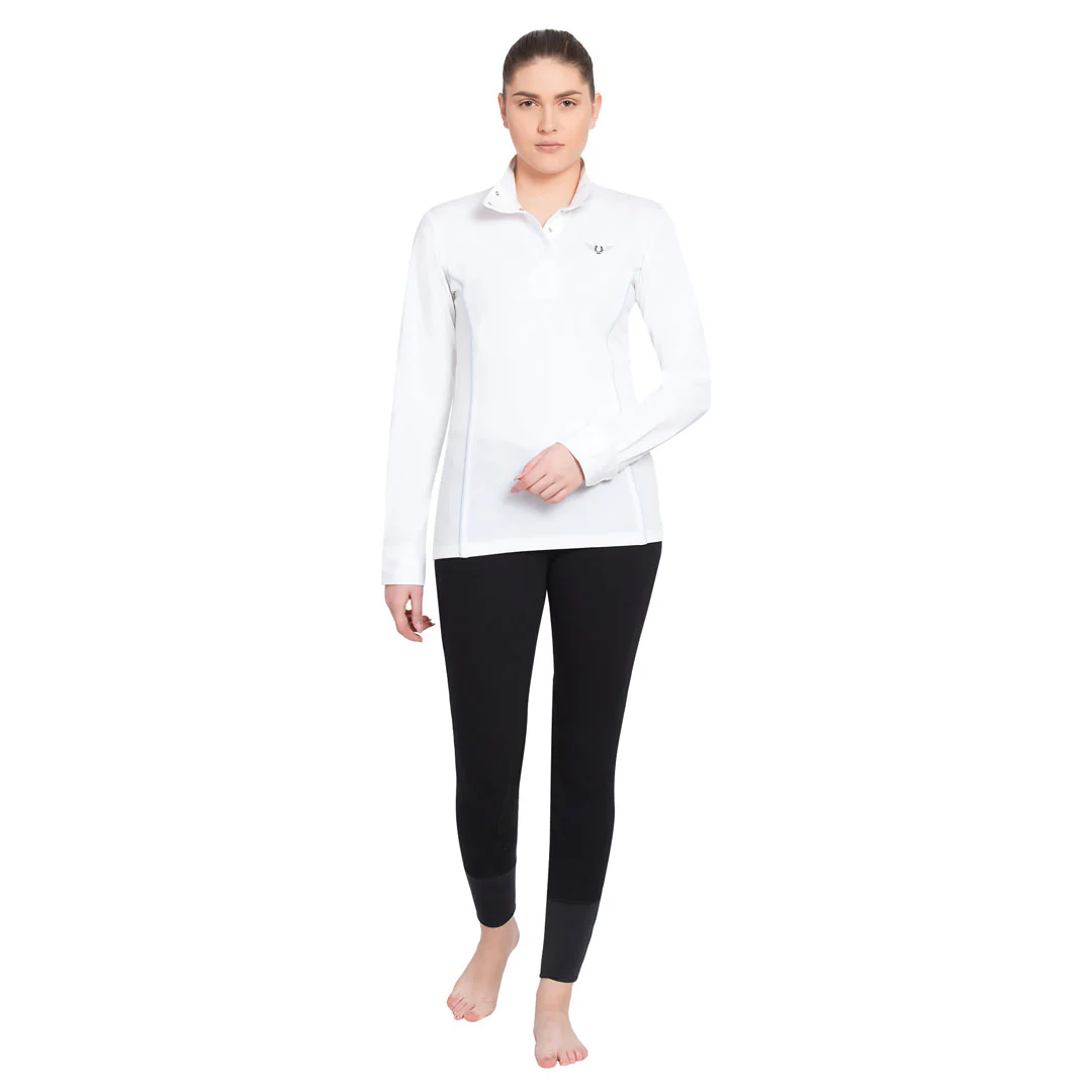 TuffRider Ladies Kirby Kwik Dry Long Sleeve Show Shirt - Image 9