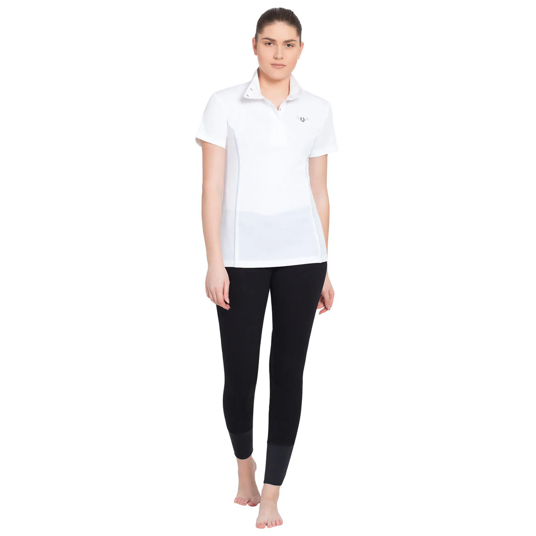 TuffRider Ladies Kirby Kwik Dry Short Sleeve Show Shirt - Image 10