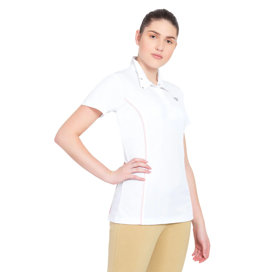 TuffRider Ladies Kirby Kwik Dry Short Sleeve Show Shirt - Image 11