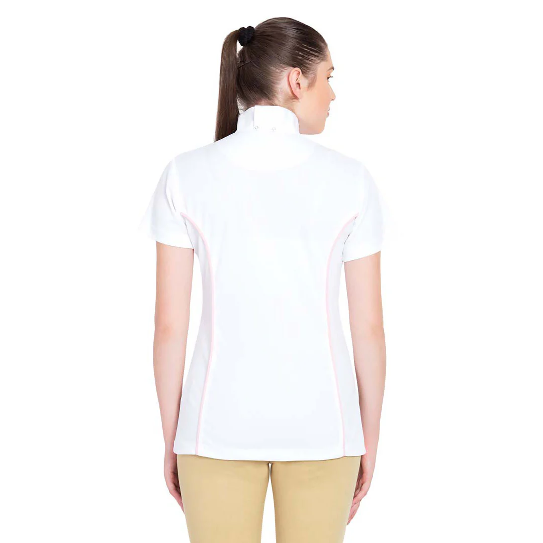 TuffRider Ladies Kirby Kwik Dry Short Sleeve Show Shirt - Image 12