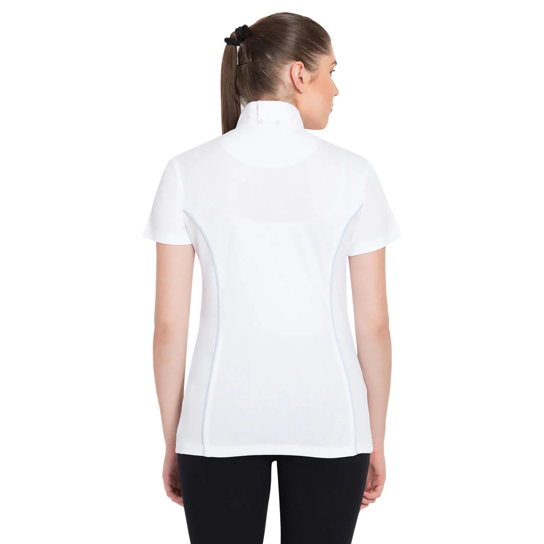 TuffRider Ladies Kirby Kwik Dry Short Sleeve Show Shirt - Image 7