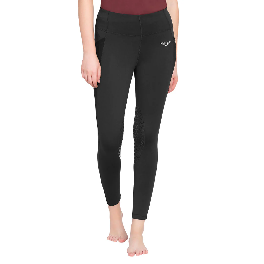 TuffRider Women Minerva Mesh Pocket EquiCool Tights - Image 14