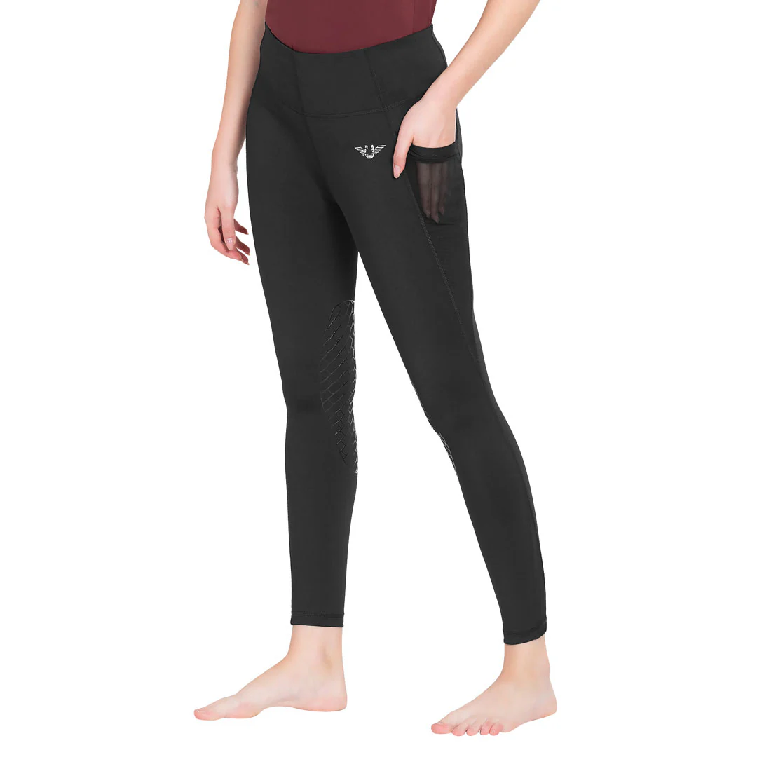 TuffRider Women Minerva Mesh Pocket EquiCool Tights - Image 15