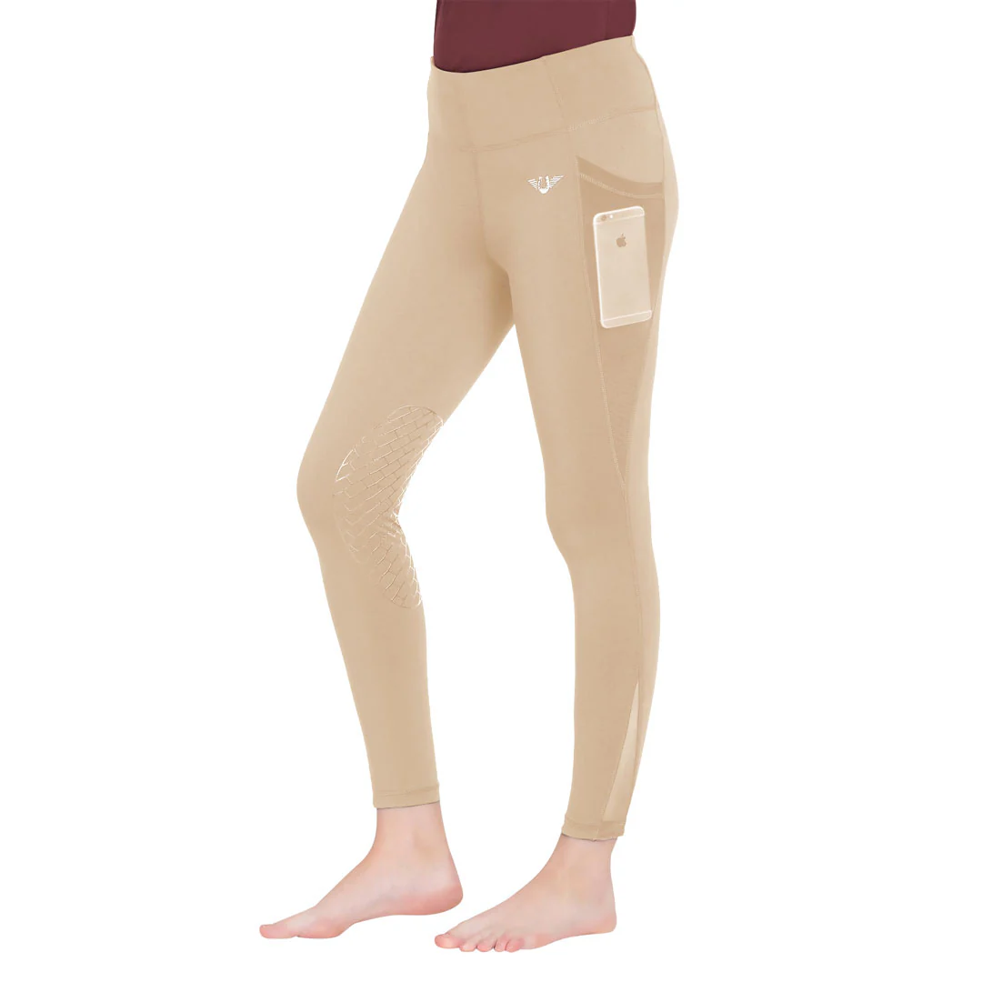 TuffRider Women Minerva Mesh Pocket EquiCool Tights - Image 19