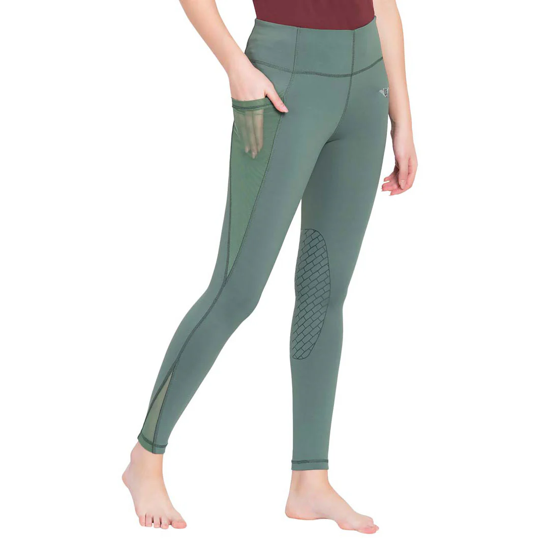 TuffRider Women Minerva Mesh Pocket EquiCool Tights - Image 5
