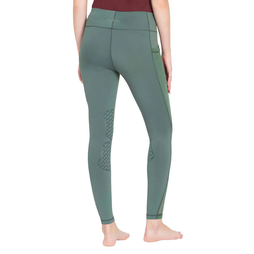 TuffRider Women Minerva Mesh Pocket EquiCool Tights - Image 6