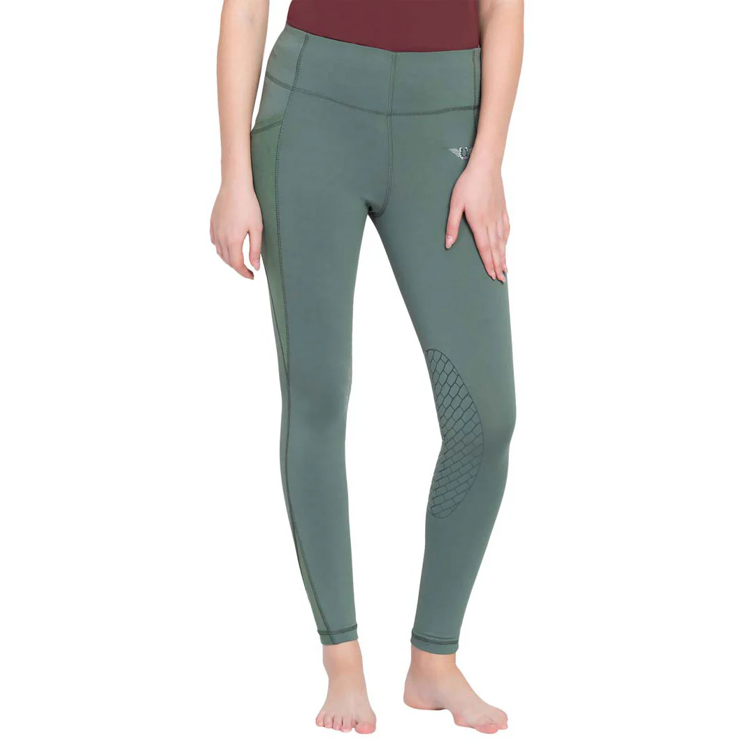 TuffRider Women Minerva Mesh Pocket EquiCool Tights - Image 7