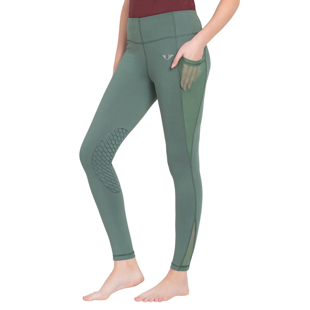 TuffRider Women Minerva Mesh Pocket EquiCool Tights - Image 8